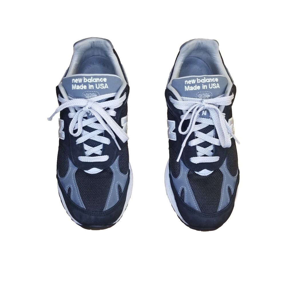 New Balance 993 Women's 9 Black Suede Running Shoes Sneaker Made In USA WR993BK